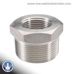 Bushing hexagonal roscado 4" x 3" 150# NPT INOXIDABLE - Grado 304