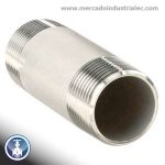 Neplo 4" x 8" Sch. cédula 40 INOXIDABLE - Grado 304