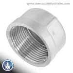 Tapón redondo hembra roscado 4" 150# NPT INOXIDABLE - Grado 304