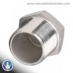 Tapón hexagonal macho roscado 4" 150# NPT INOXIDABLE - Grado 304