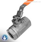 2" - (CL-900 / 2160 PSI CWP) Válvula de bola manual 2pz (welded) paso REDUCIDO
