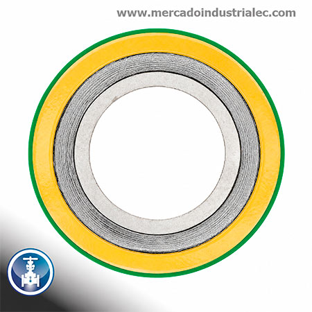 EMPAQUE ESPIROMETALICO 8" 1500 ESTILO CGI API 601 SS 316 ASME B16.20 para bridas ASME B16.5